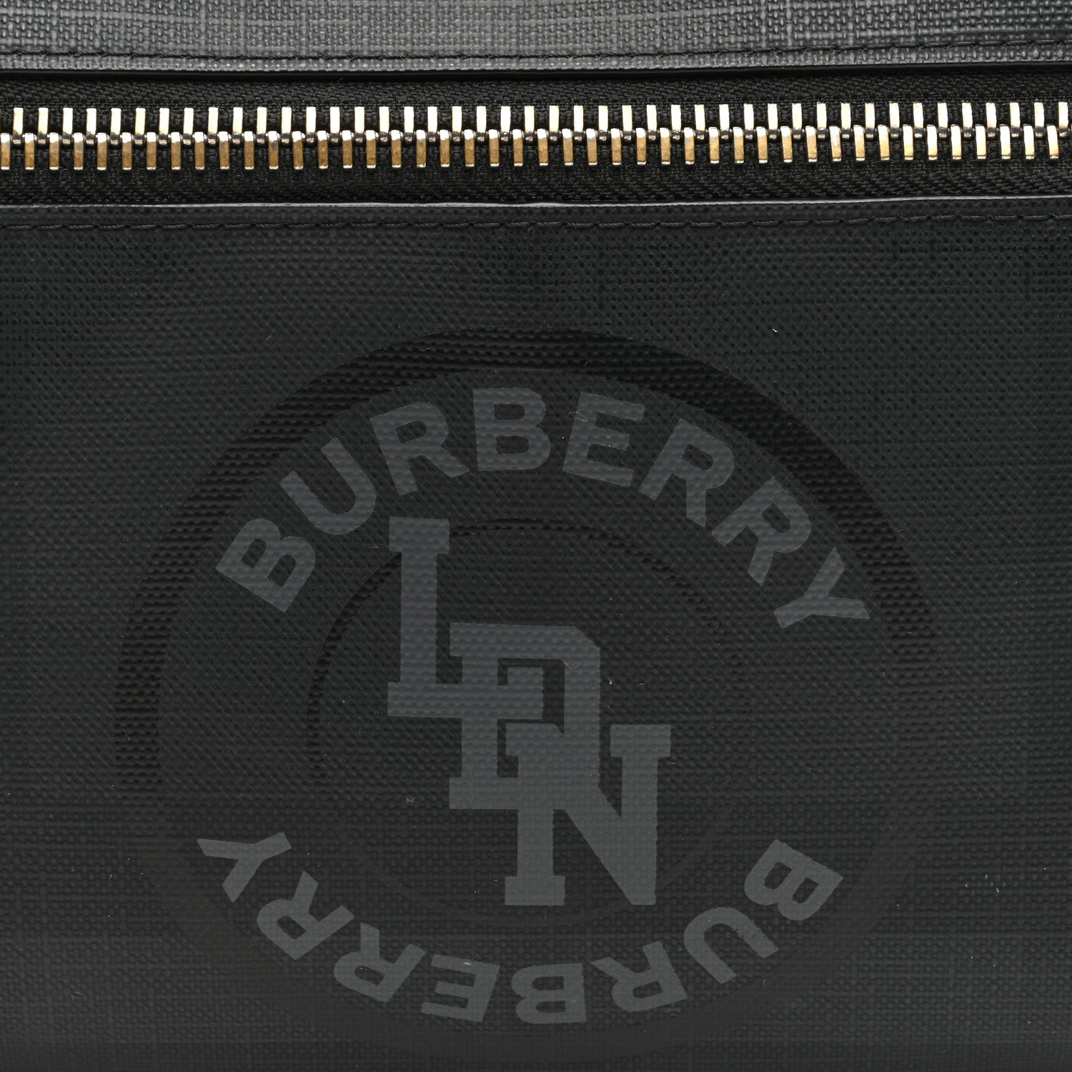 Burberry Charcoal London Check Calfskin Sonny Bum Bag Charcoal 7 of 9