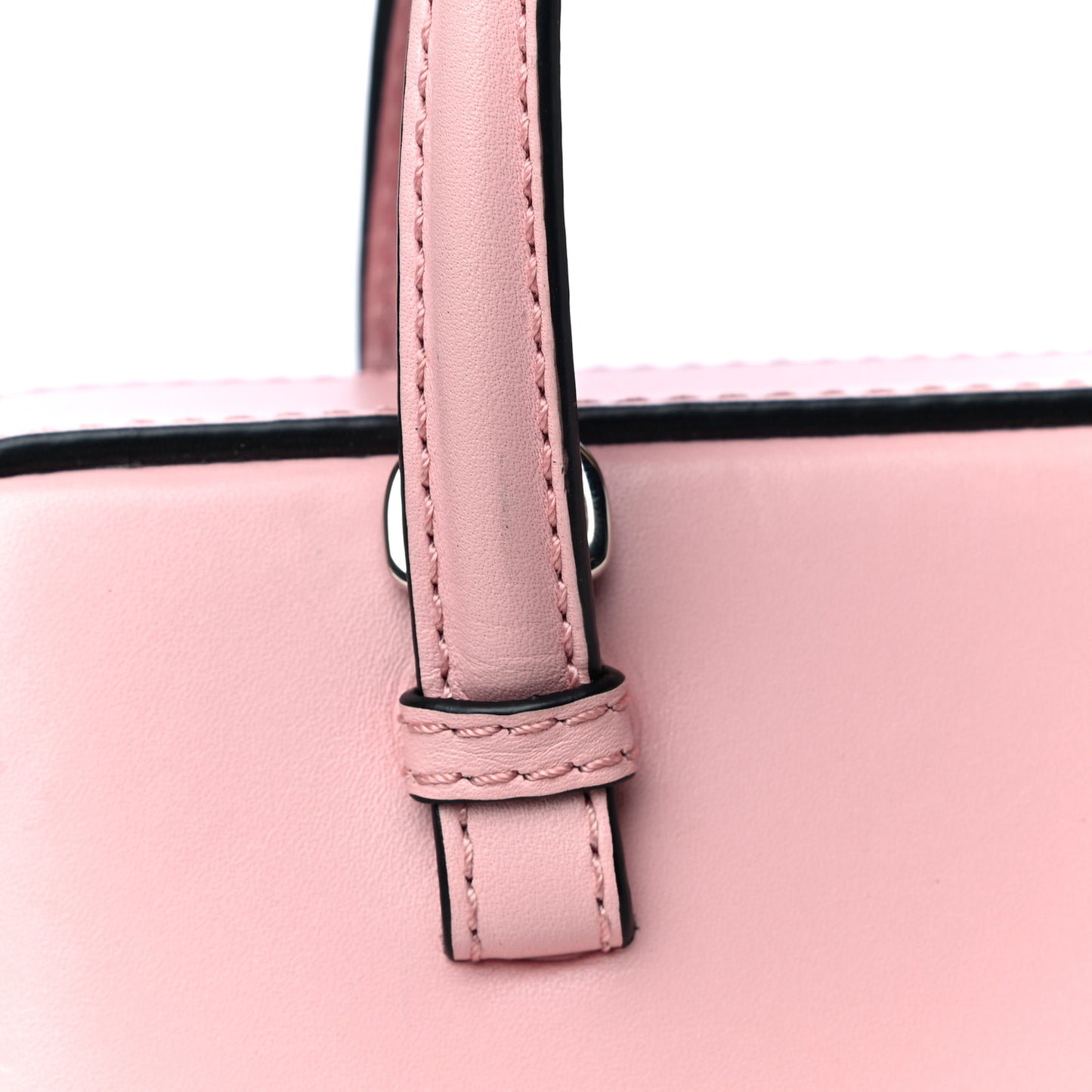 Calfskin Small Postal Bag Pastel Pink