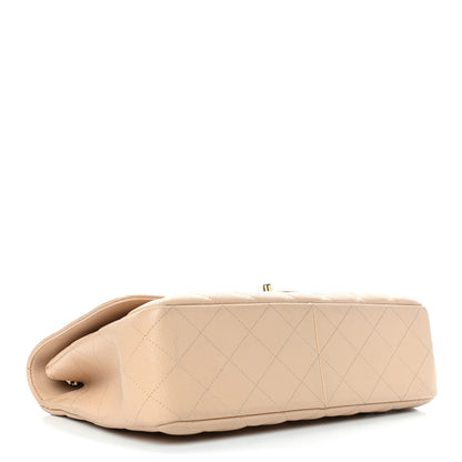 Chanel Caviar Quilted Jumbo Single Flap Beige Clair 3 of 4