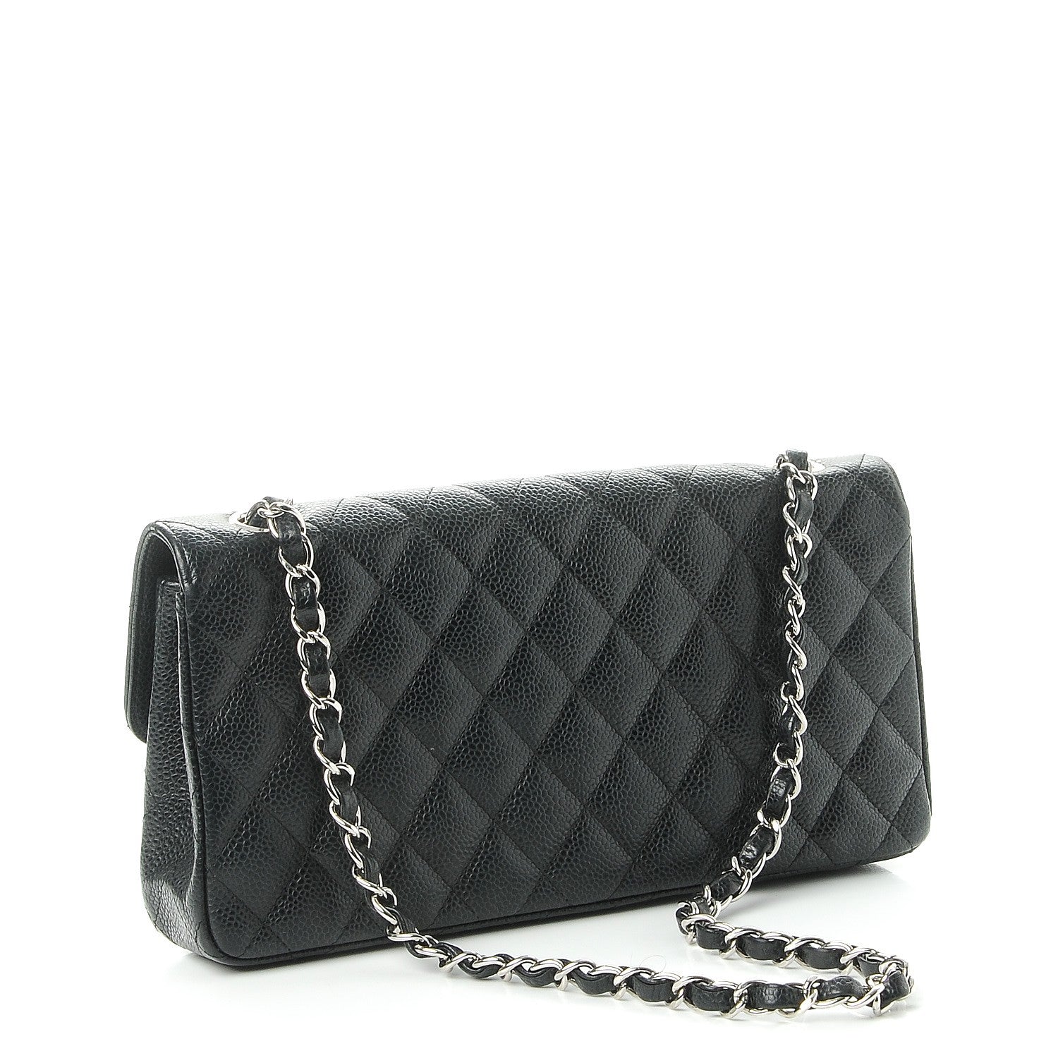 Chanel Caviar Quilted East West Flap Black 3 of 8