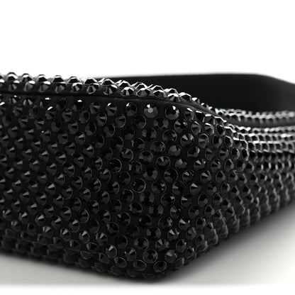 Prada Satin Crystal Mini Re-Edition 2000 Bag Black 10 of 11