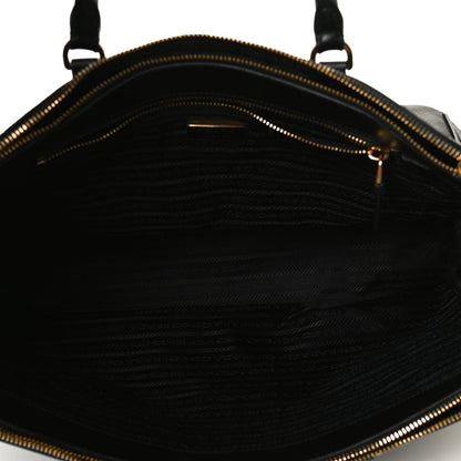 Prada Saffiano Large Galleria Double Zip Tote Black 7 of 11