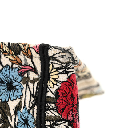 Christian Dior Canvas Embroidered Medium Mille Fleurs Book Tote Multicolor 15 of 15