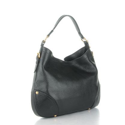 Prada Vitello Daino Hobo Nero Black 3 of 8