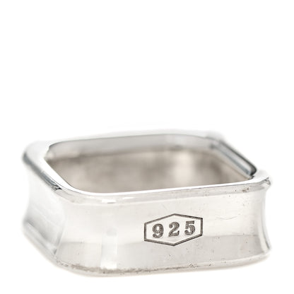 Tiffany Sterling Silver 1837 Square Ring 52 6 6 of 6