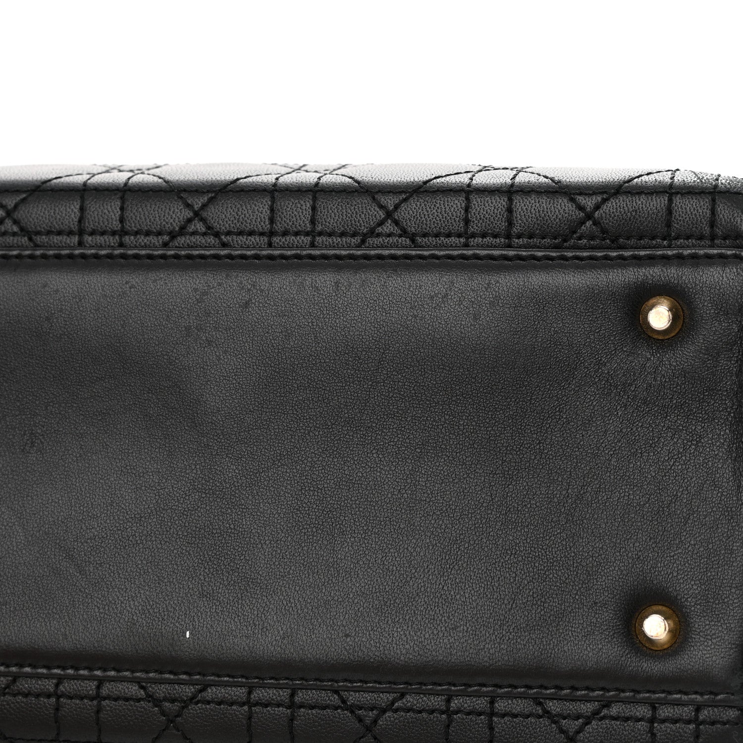 Christian Dior Lambskin Cannage Medium Lady Dior Black 16 of 19