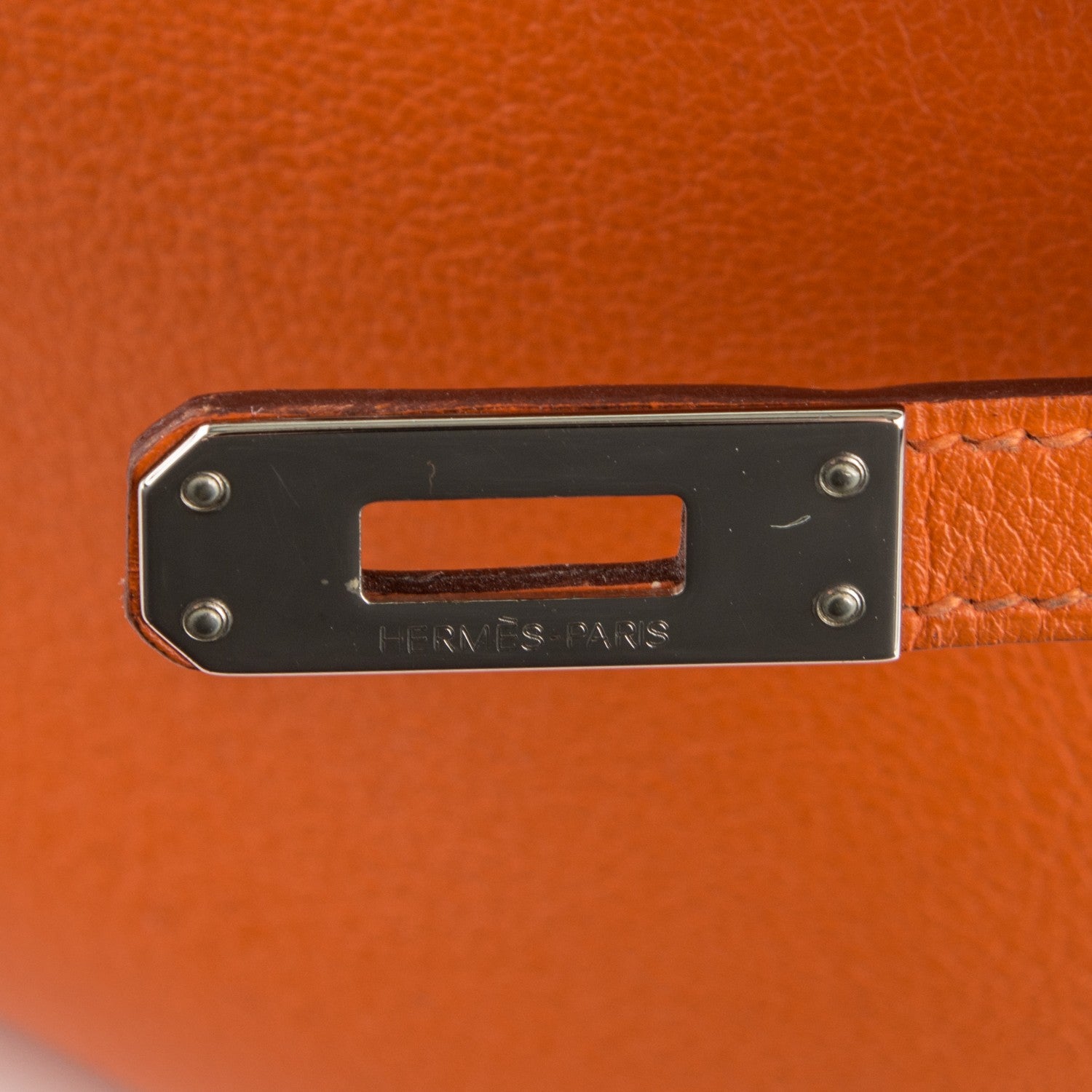 Hermes Swift Kelly Pochette Clutch Orange 6 of 20