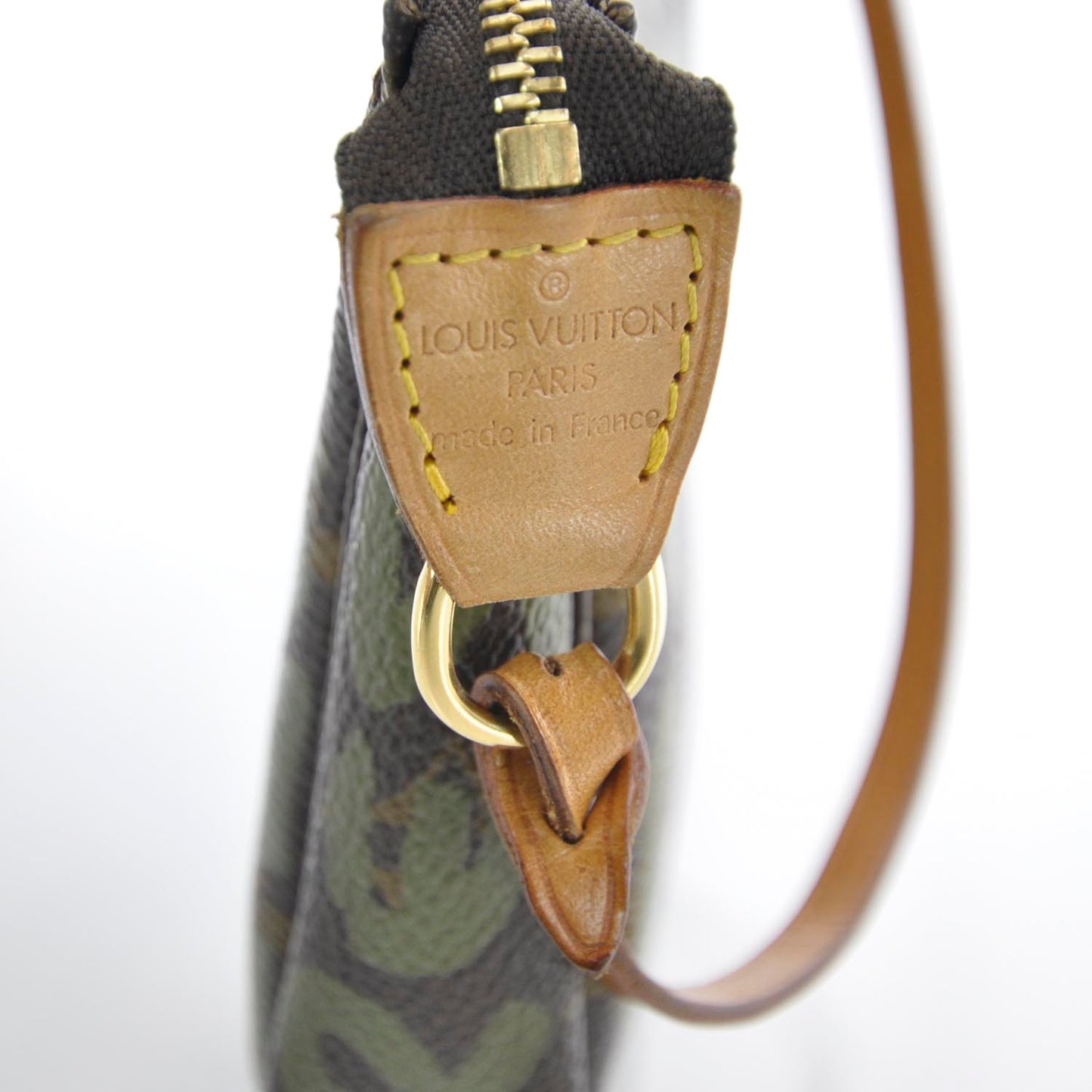Monogram Graffiti Pochette Accessories Kaki