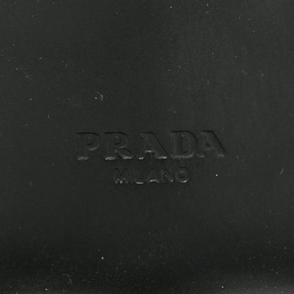 Prada Satin Crystal Metal Triangle Logo 50mm Loafers 36 Cristal 6 of 11