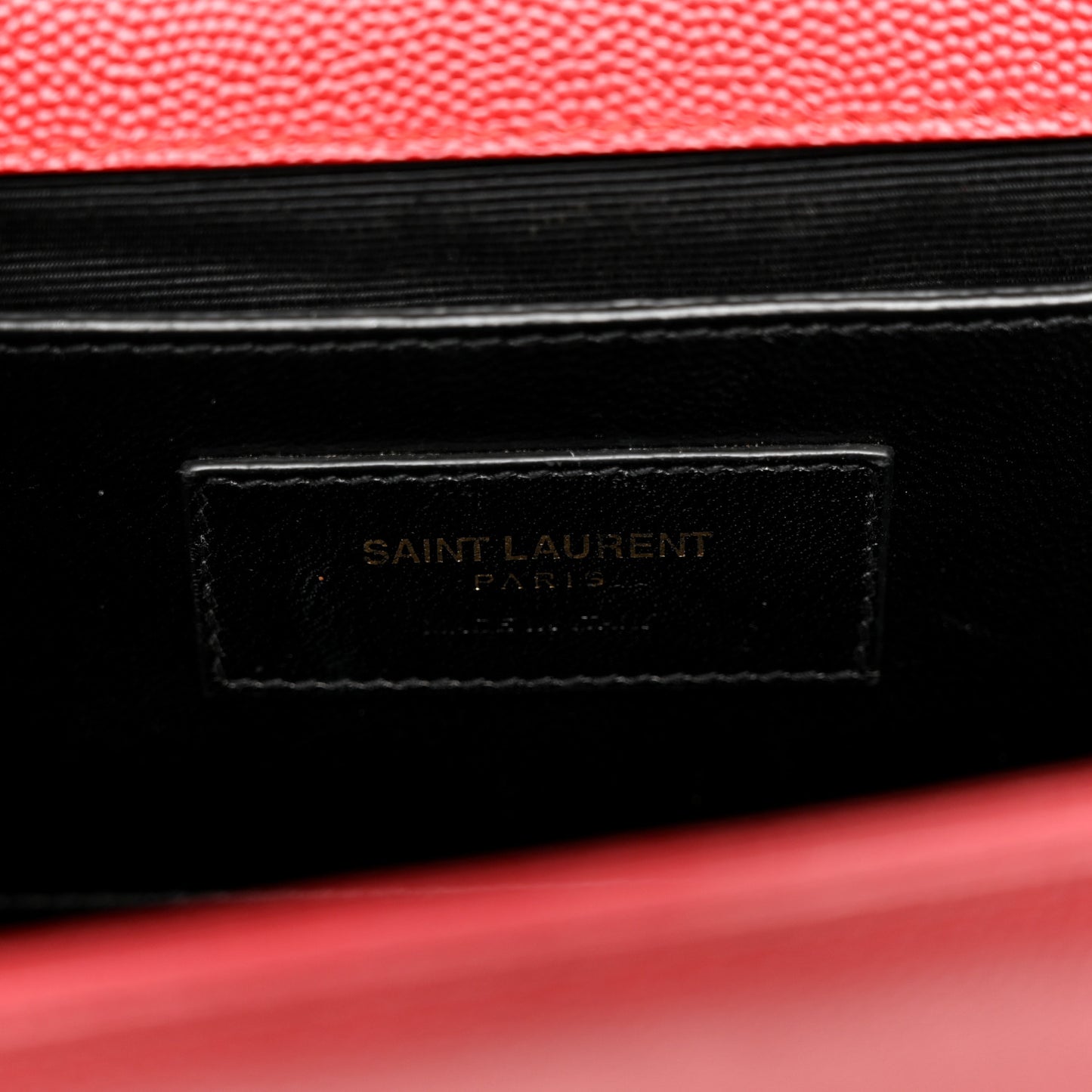 Grain De Poudre Medium Monogram Kate Satchel Red