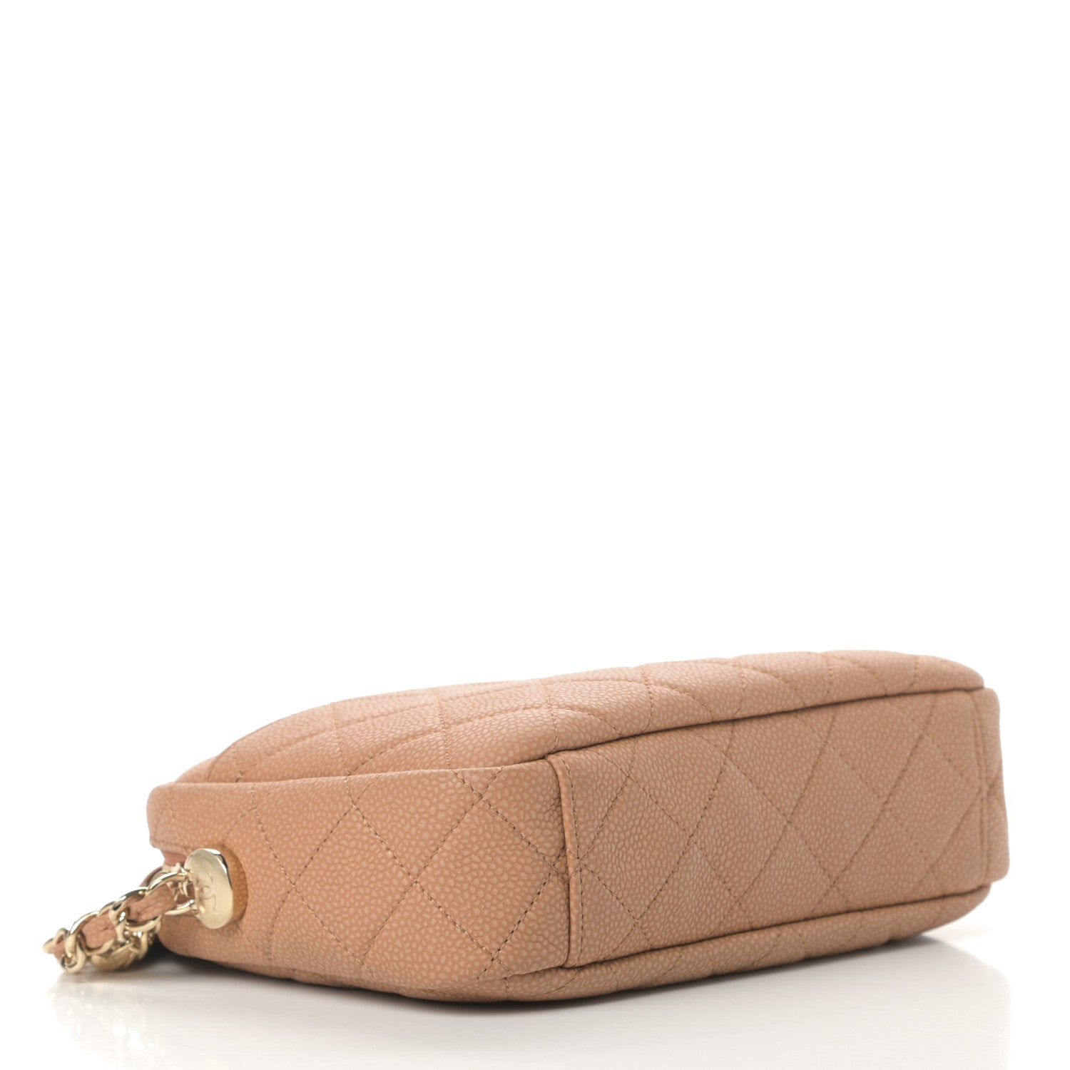 Chanel Caviar Quilted Coco Tassel Camera Case Beige 4 of 11