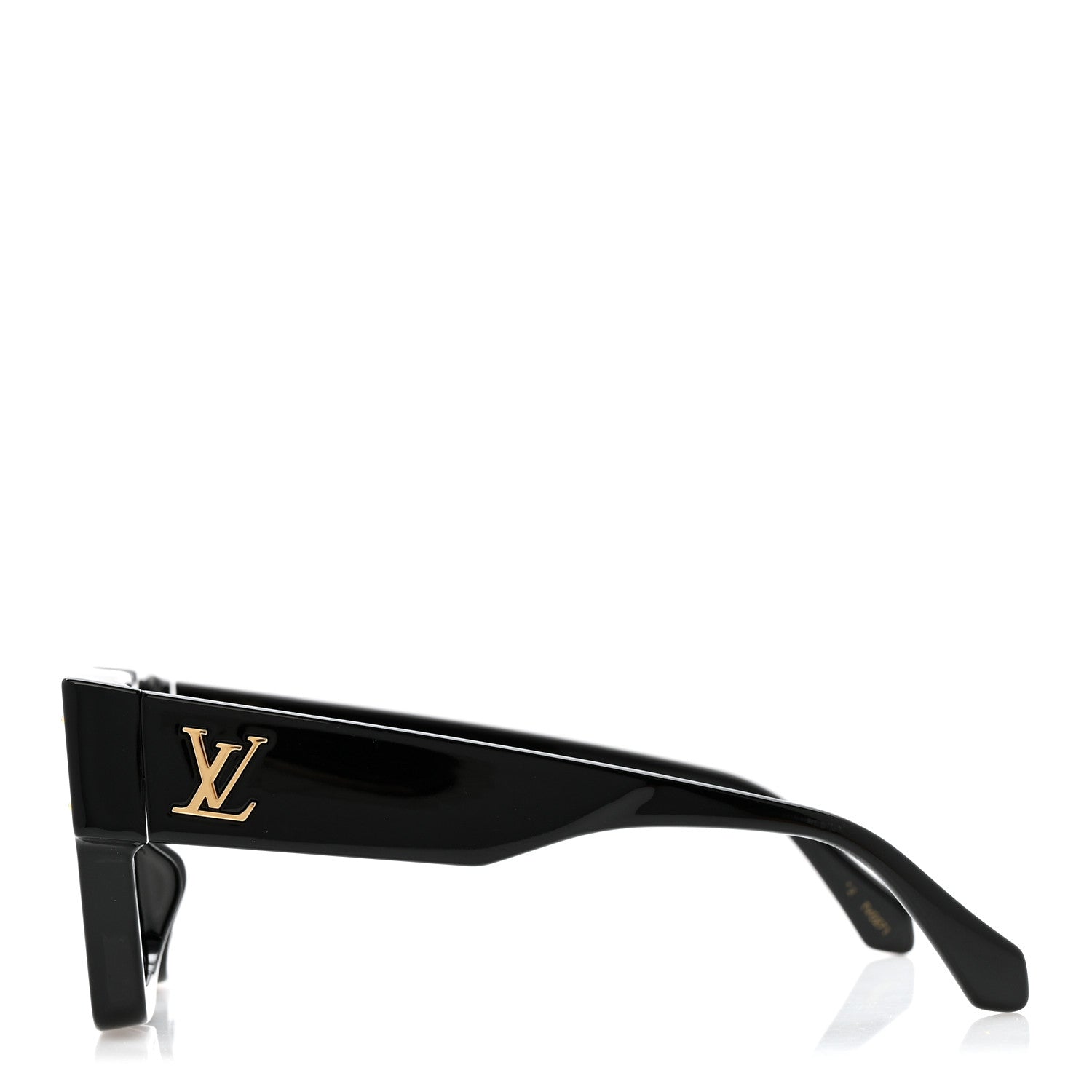 Louis Vuitton Acetate Swarovski Crystal Cyclone Sunglasses Z1578W Black 3 of 8