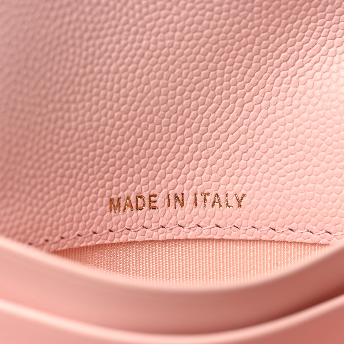 Caviar Quilted Medium Flap Wallet Light Pink