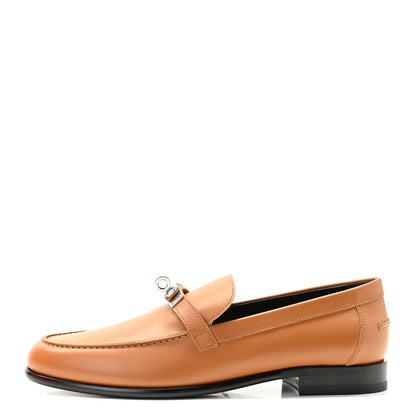 Hermes Calfskin Womens Destin Loafer 39 Naturel 1 of 9