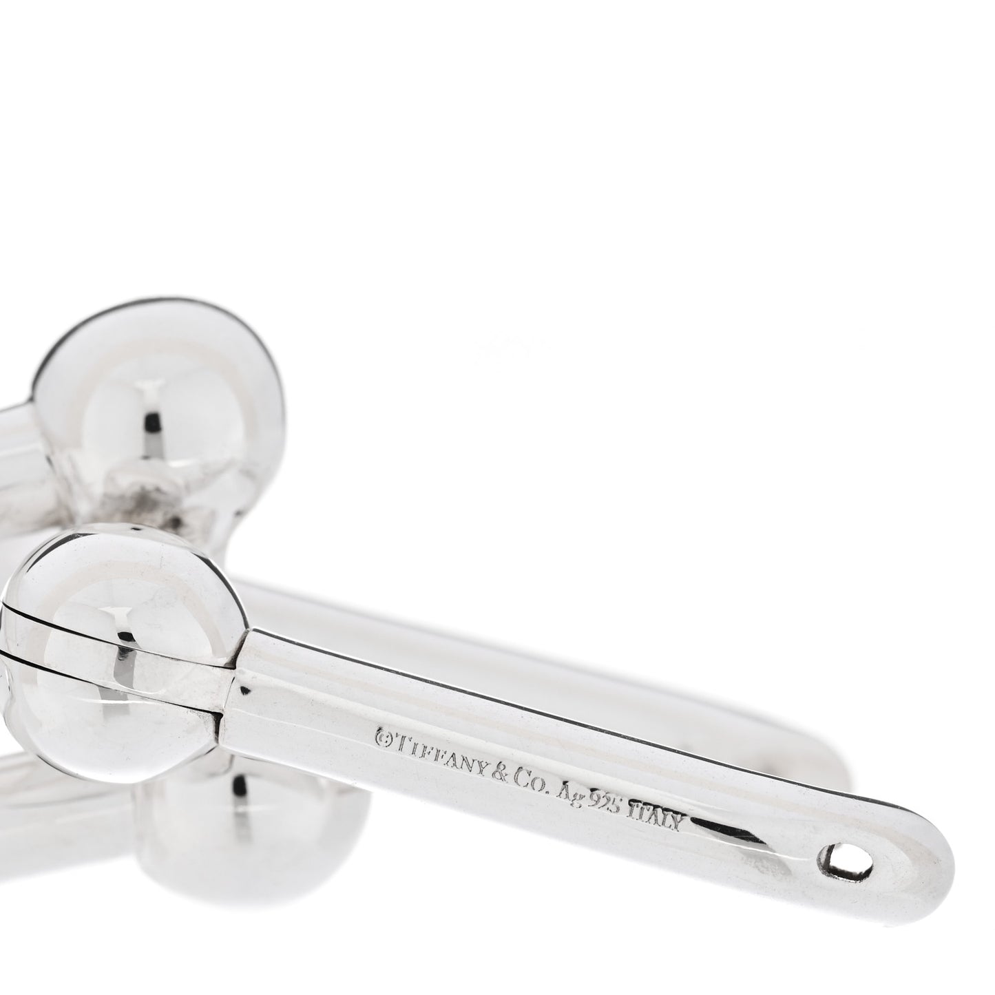 Sterling Silver Extra Large HardWear Link Earrings