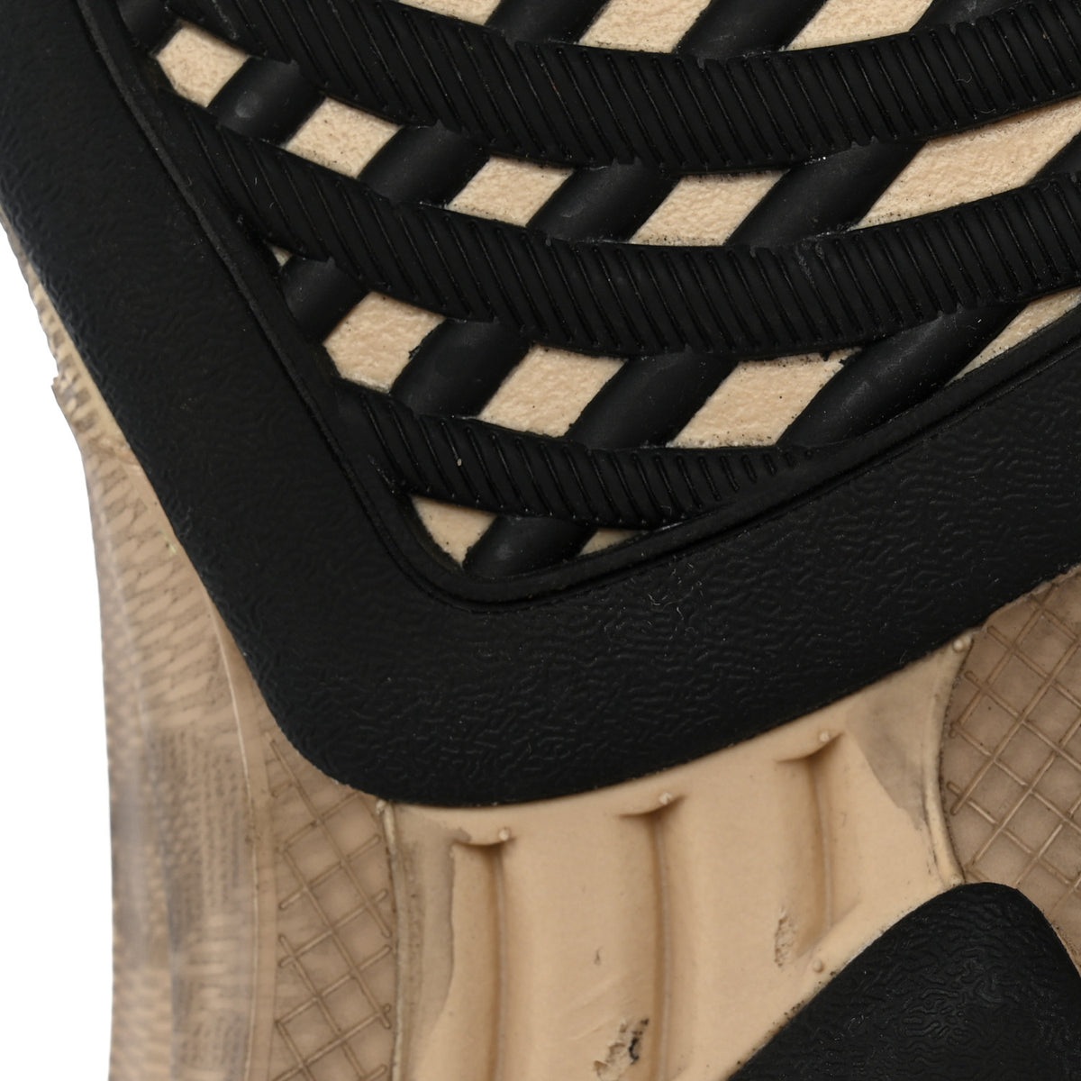 Gucci Ultralight Plume Calfskin Monogram Printed Mens Gucci Run Sneakers 11.5 Beige Ebony 10 of 11