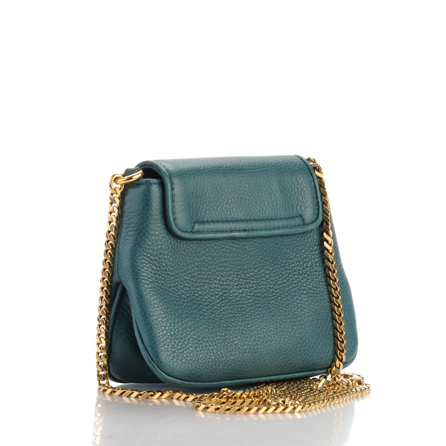 Gucci Dollar Calfskin Small 1973 Chain Shoulder Bag Deep Cobalt 3 of 7
