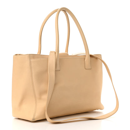 Chanel Calfskin Cerf Executive Shopper Tote Beige 2 of 23