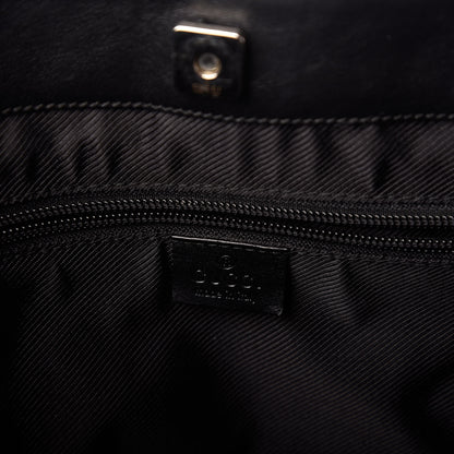 Gucci Monogram Drawstring Tote Black 6 of 9