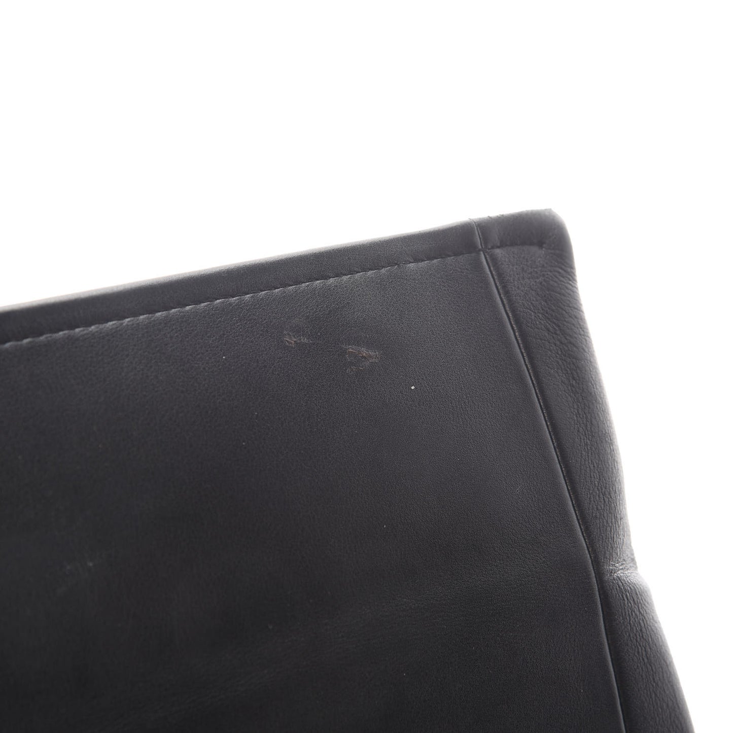 Calfskin Embossed Medium Book Tote Black