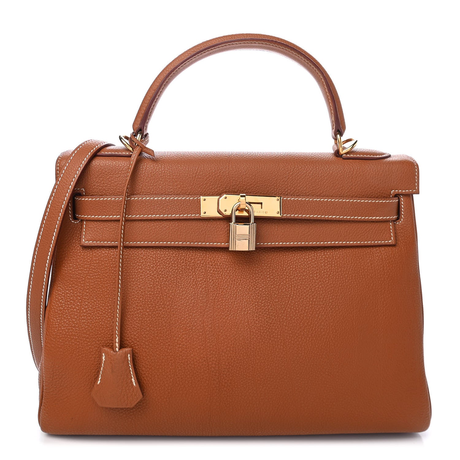 Hermes Togo Kelly Retourne 32 Gold 2 of 20
