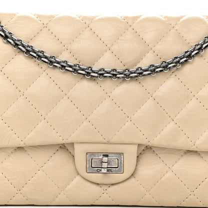 Chanel Aged Calfskin Quilted 2.55 Reissue 226 Flap Light Beige 7 of 12