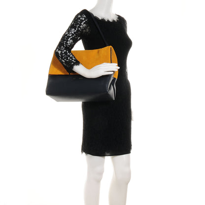Celine Calfskin Suede All Soft Shoulder Bag Amber 2 of 8
