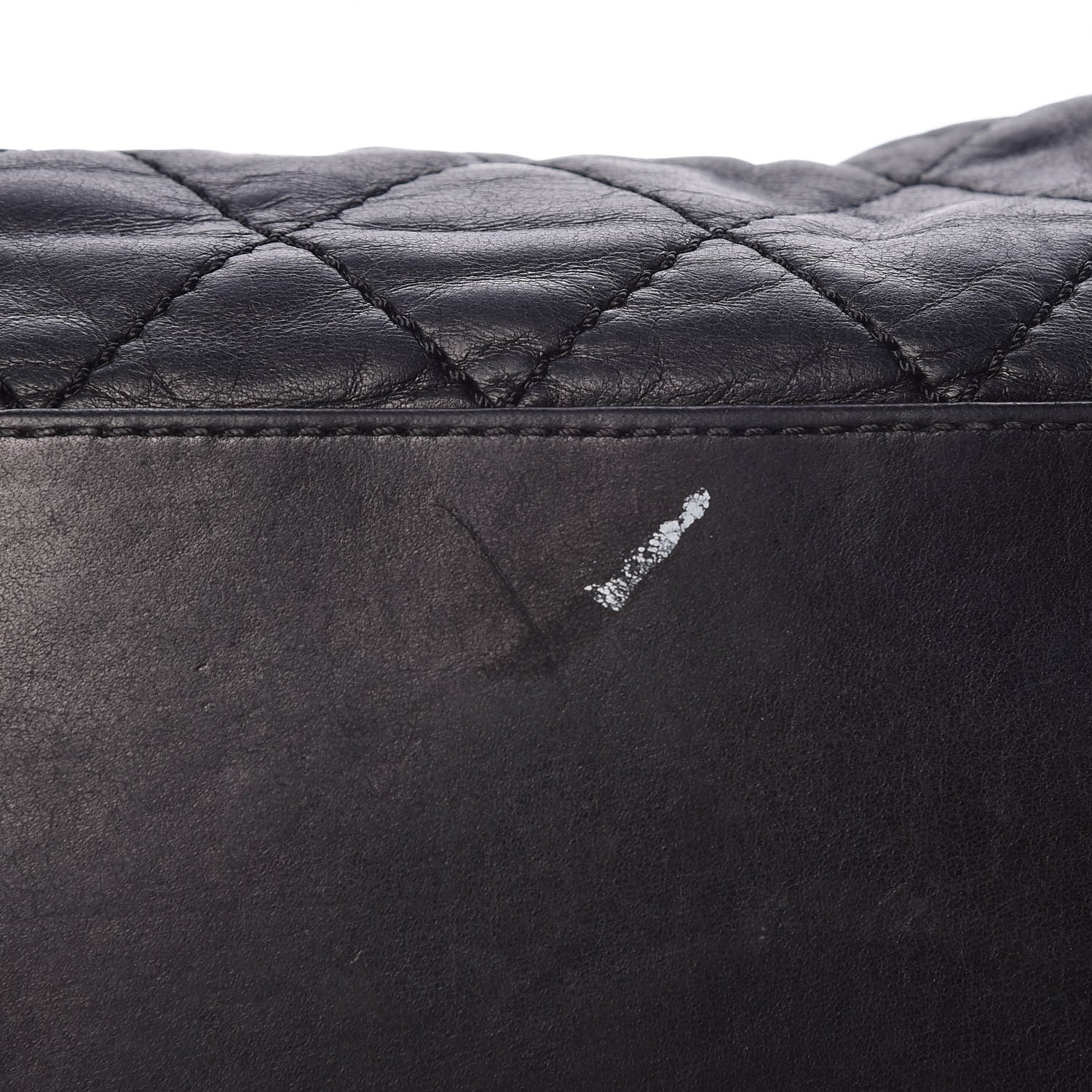Chanel Distressed Lambskin Lady Braid Bowler Black 10 of 11
