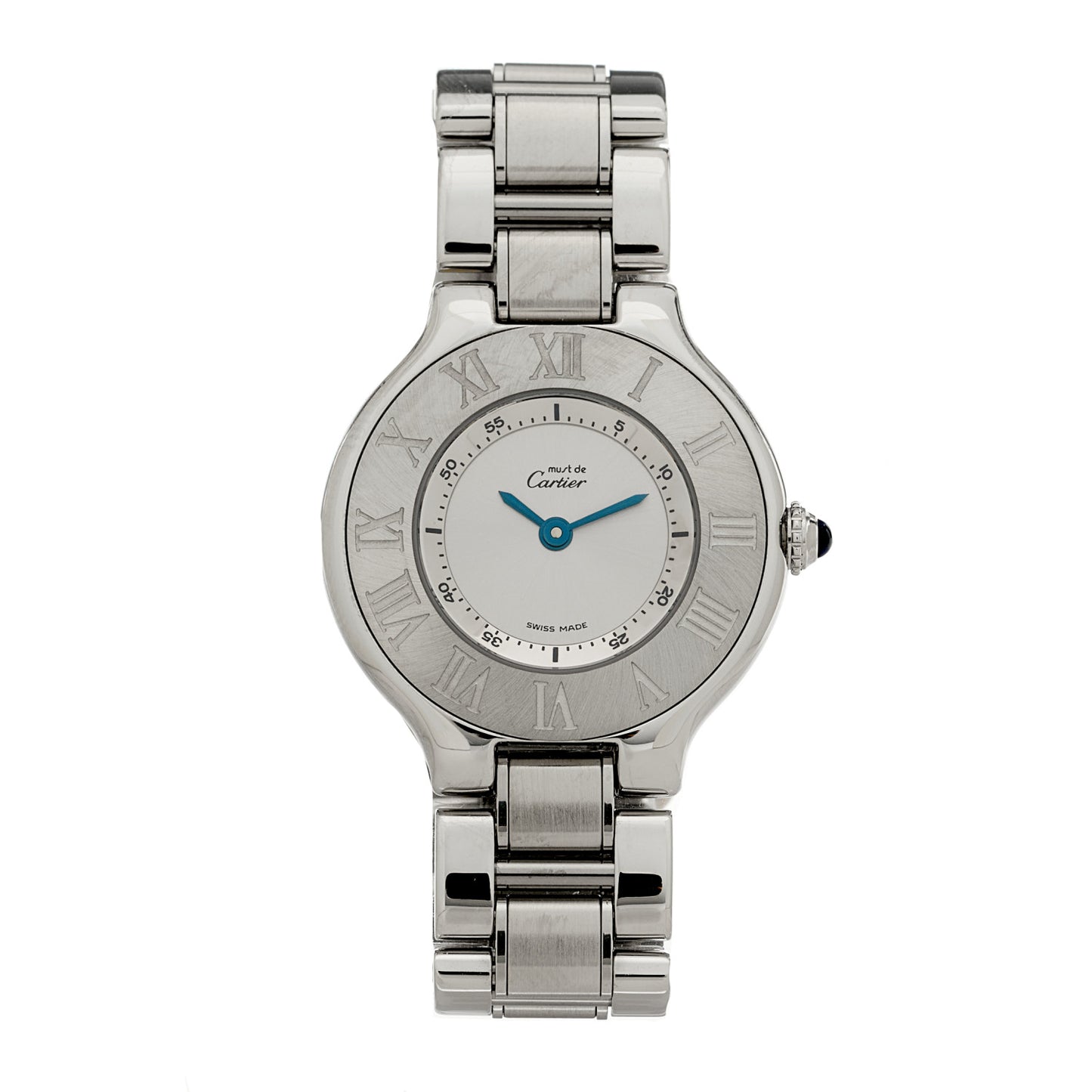 Stainless Steel 28mm Must De 21 Quartz Watch