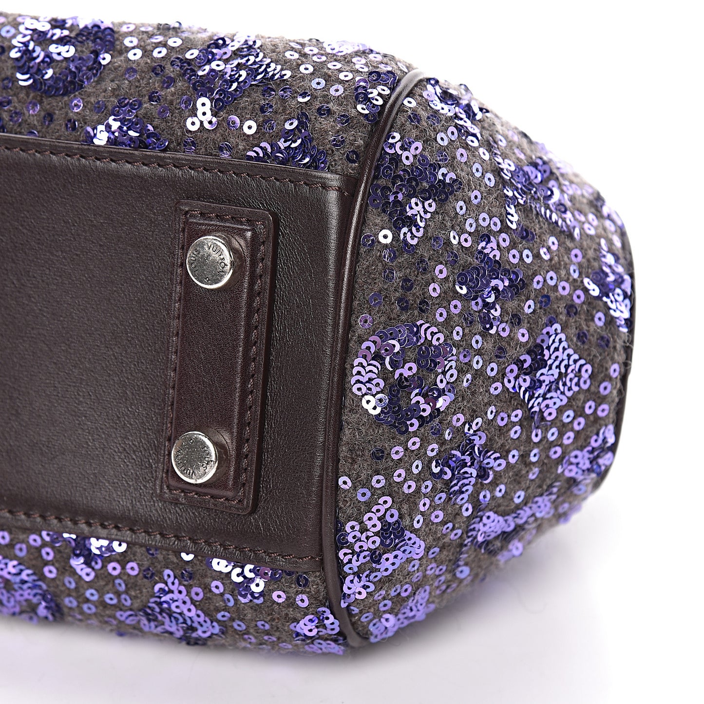 Sequin Monogram Sunshine Express Baby Purple