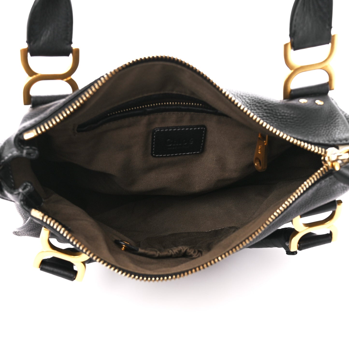 Calfskin Medium Marcie Satchel Black