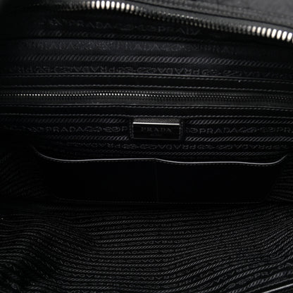 Prada Tessuto Nylon Saffiano Briefcase Black 4 of 4
