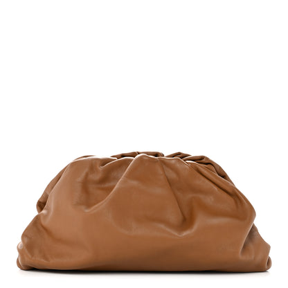 Bottega Veneta Smooth Butter Calf The Pouch Oversized Clutch Cammello 1 of 10