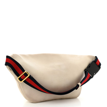 Gucci Grained Calfskin Logo Belt Bag White 3 of 11