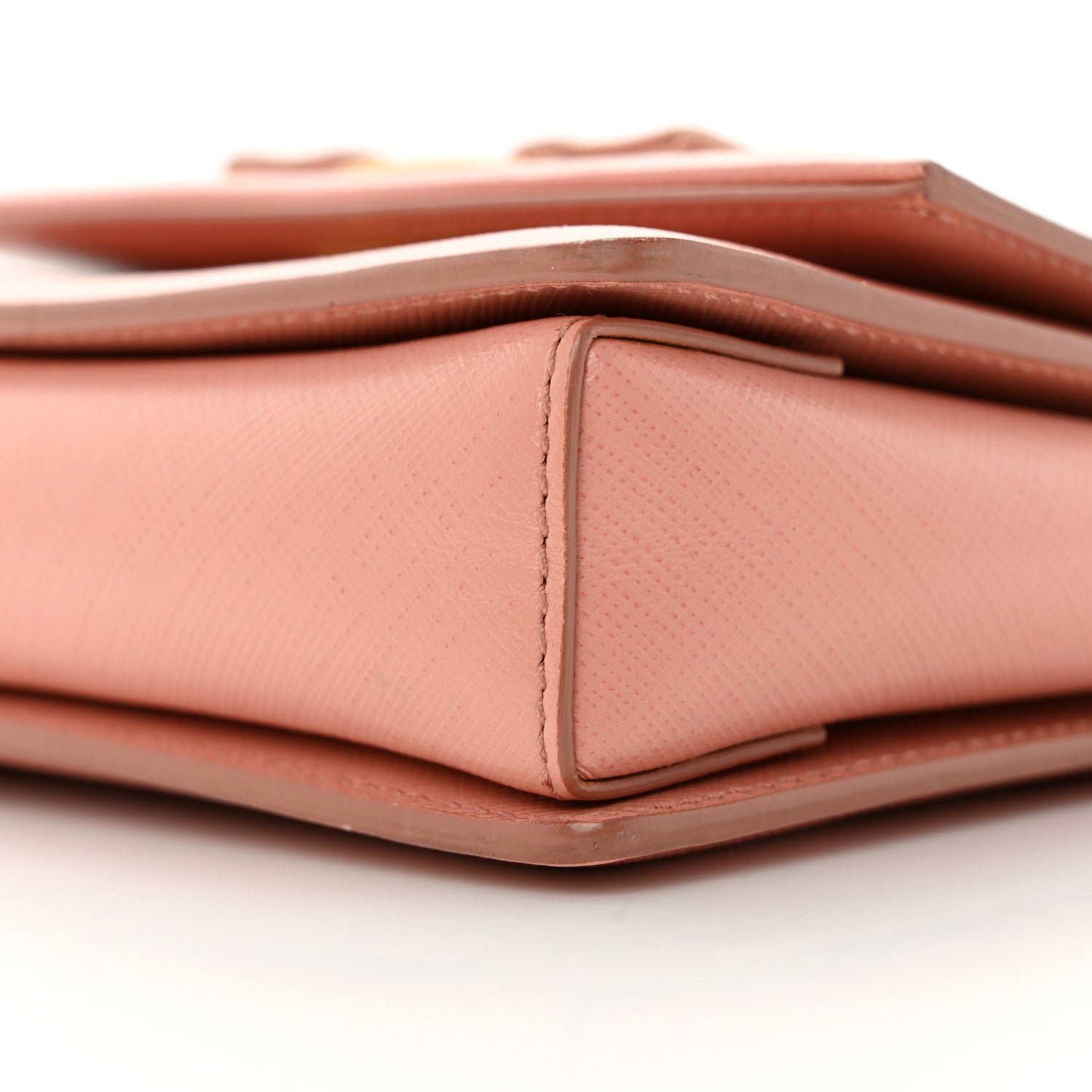 Salvatore Ferragamo Hammered Calfskin Mini Vara Bow Crossbody Bag Pink 10 of 16