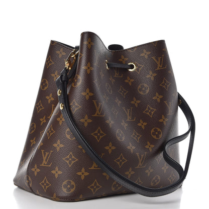 Louis Vuitton Monogram Neonoe MM Black 3 of 7