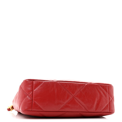 Chanel Goatskin Quilted Medium Chanel 19 Flap Red 4 of 12