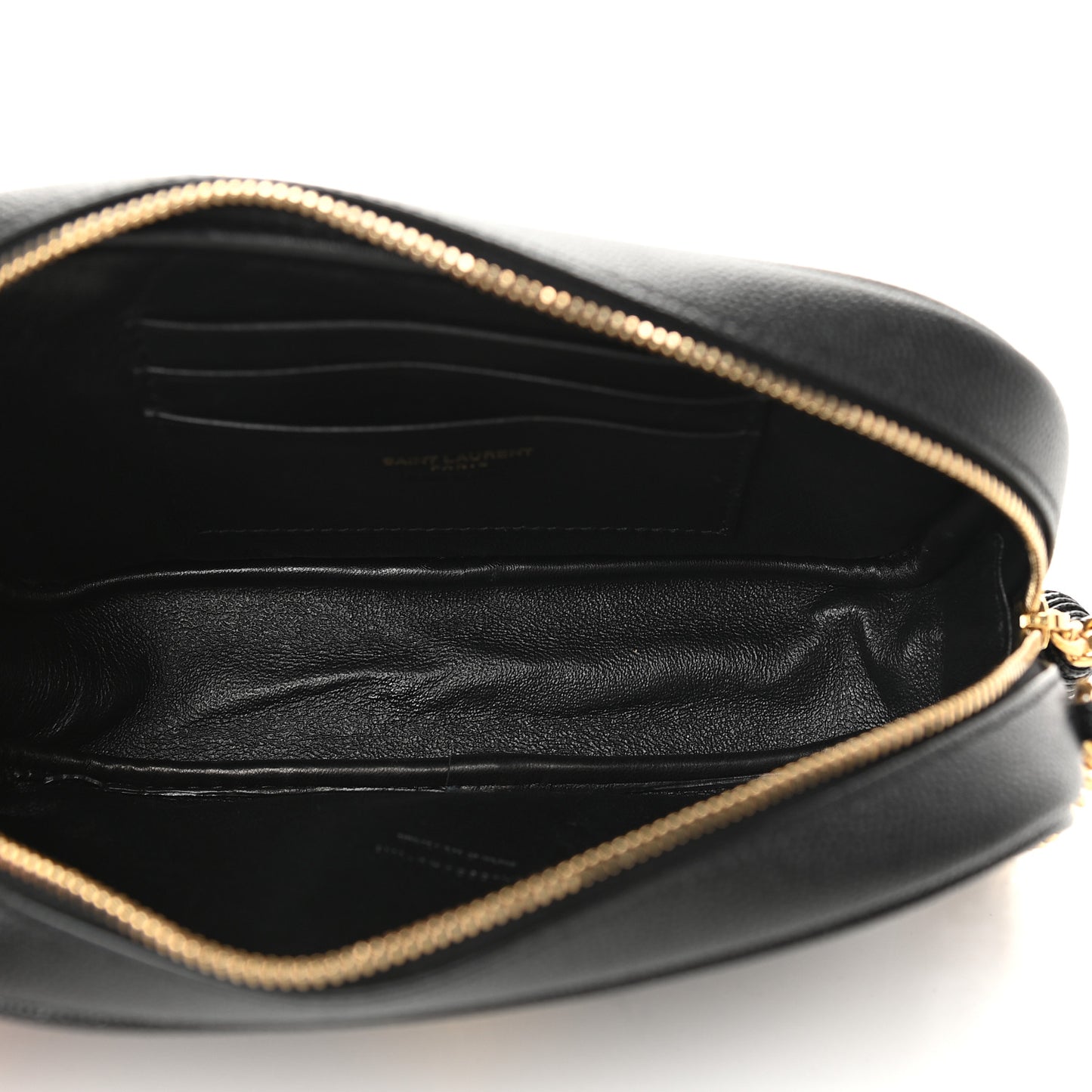 Grain De Poudre Matelasse Monogram Mini Lou Camera Bag Black