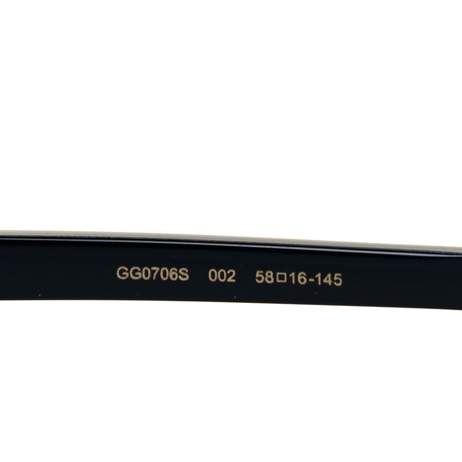 Gucci Aviator Sunglasses GG0706S Black 6 of 7