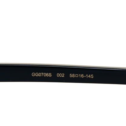 Gucci Aviator Sunglasses GG0706S Black 6 of 7