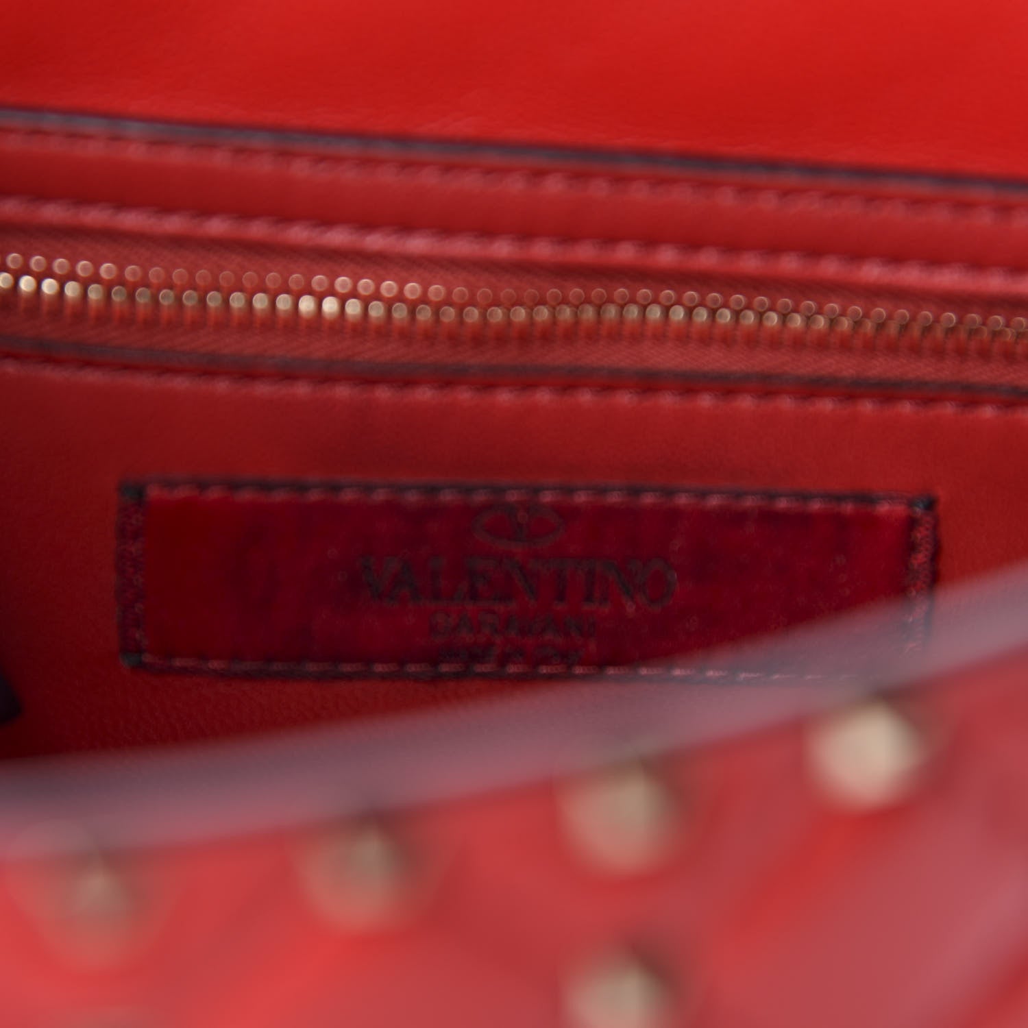 Valentino Garavani Nappa Medium Rockstud Spike Shoulder Bag Rosso Valentino 8 of 9