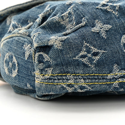 Louis Vuitton Monogram Denim Mini Pleaty Blue 9 of 16