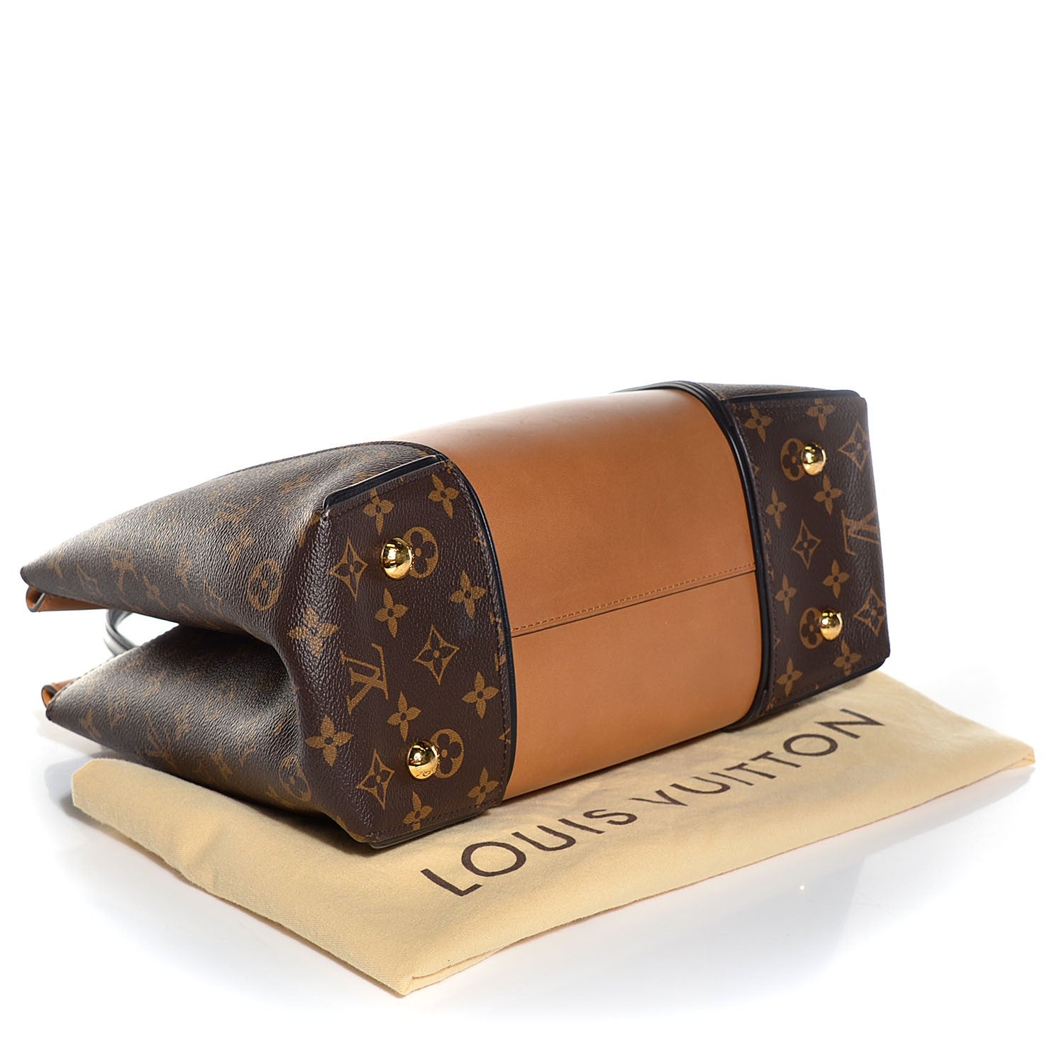 Louis Vuitton Monogram Cuir Orfevre Tote W PM Noisette 4 of 7