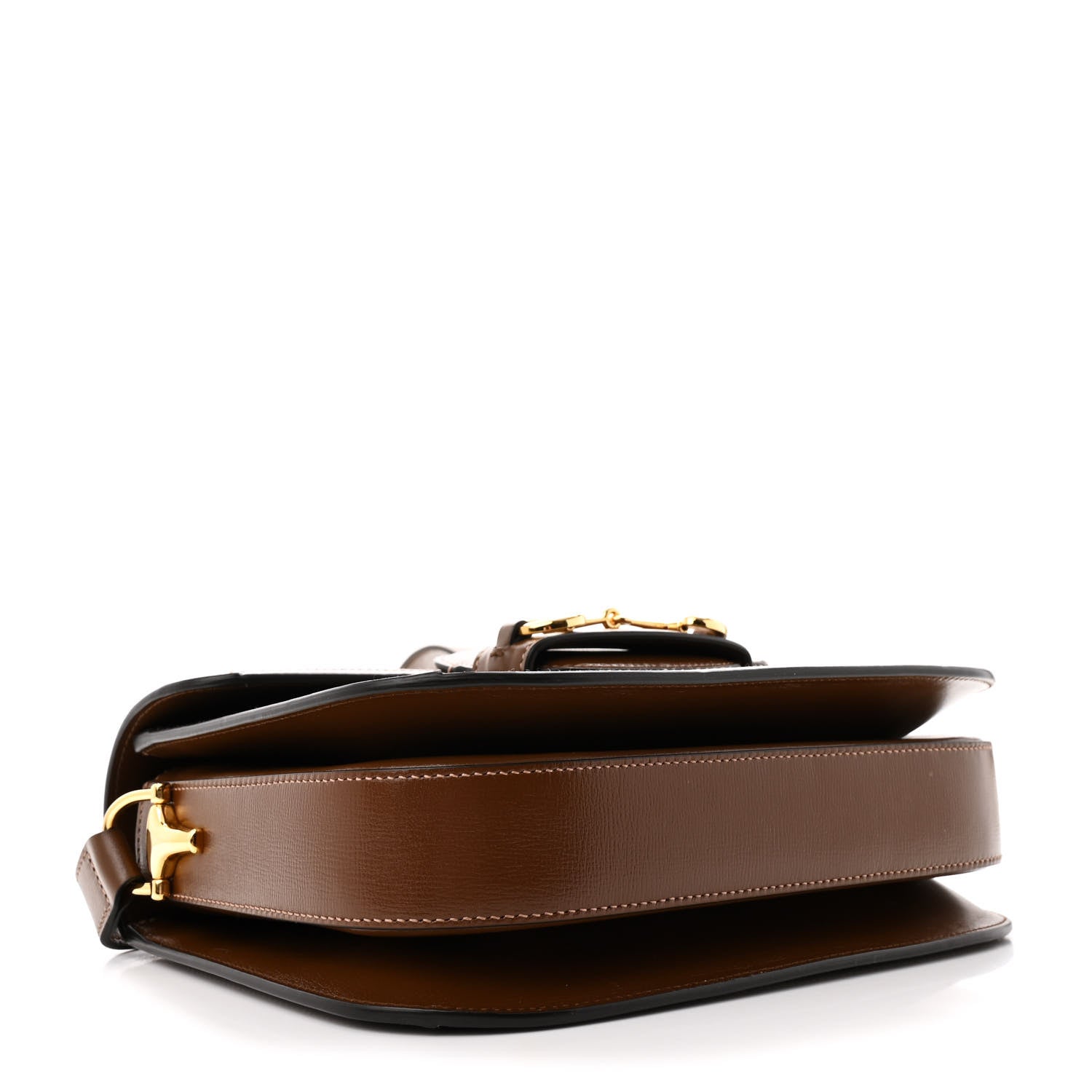 Gucci GG Supreme Monogram Horsebit 1955 Shoulder Bag Beige Brown Sugar 4 of 10