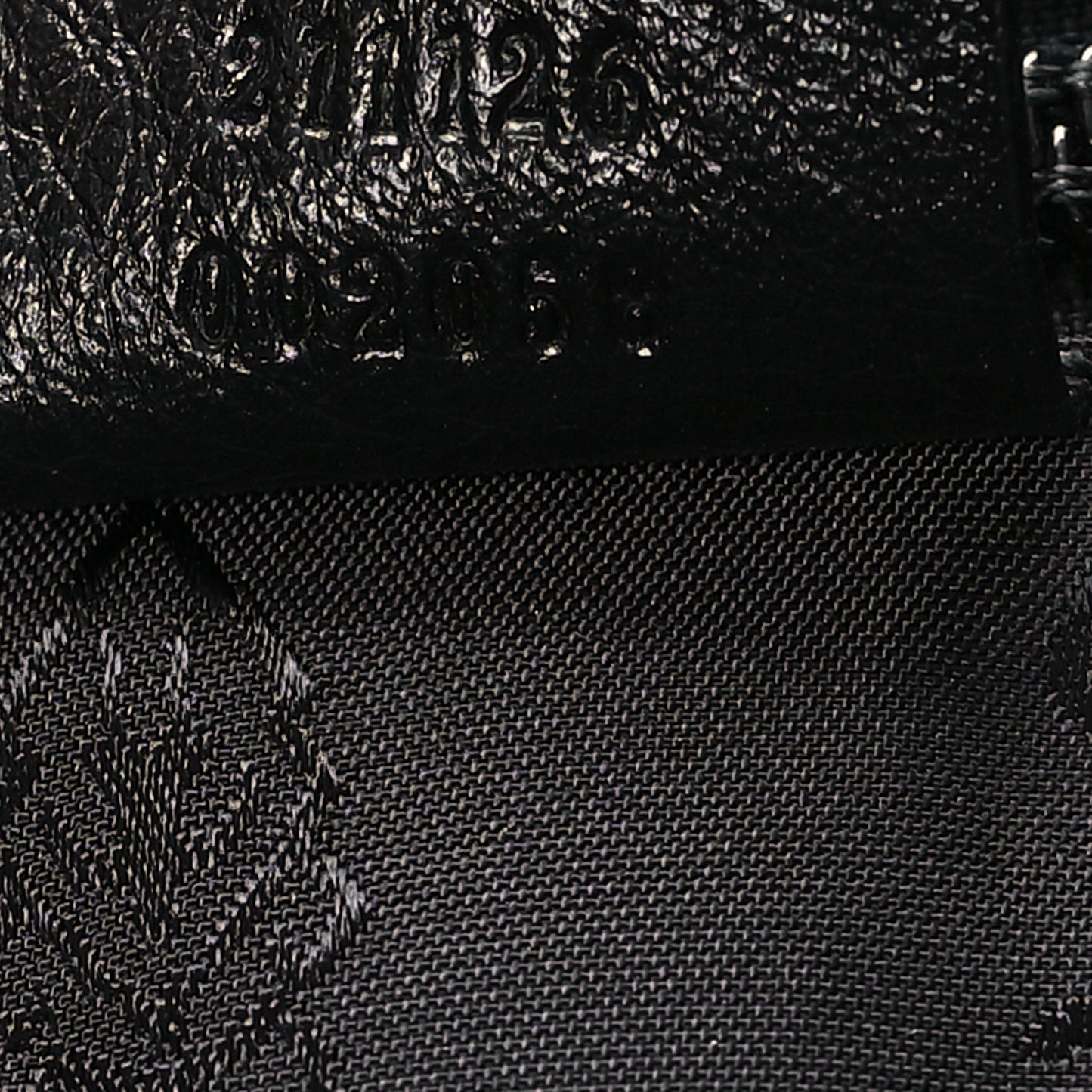 Leather Large Tote Unisex Black