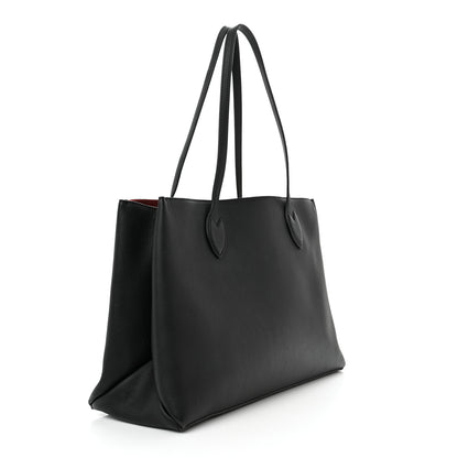 Louis Vuitton Grained Calfskin Lockme Shopper Black 2 of 11