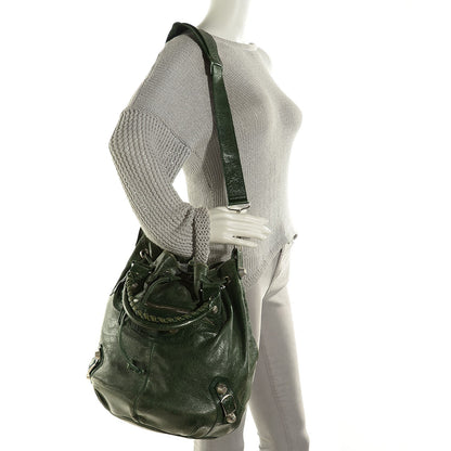 Balenciaga Chevre Giant 21 Silver Hardware Pompon Pine 2 of 12