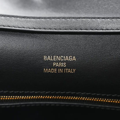 Balenciaga Natural Smooth Calfskin Small Rodeo Top Handle Handbag Black 6 of 9