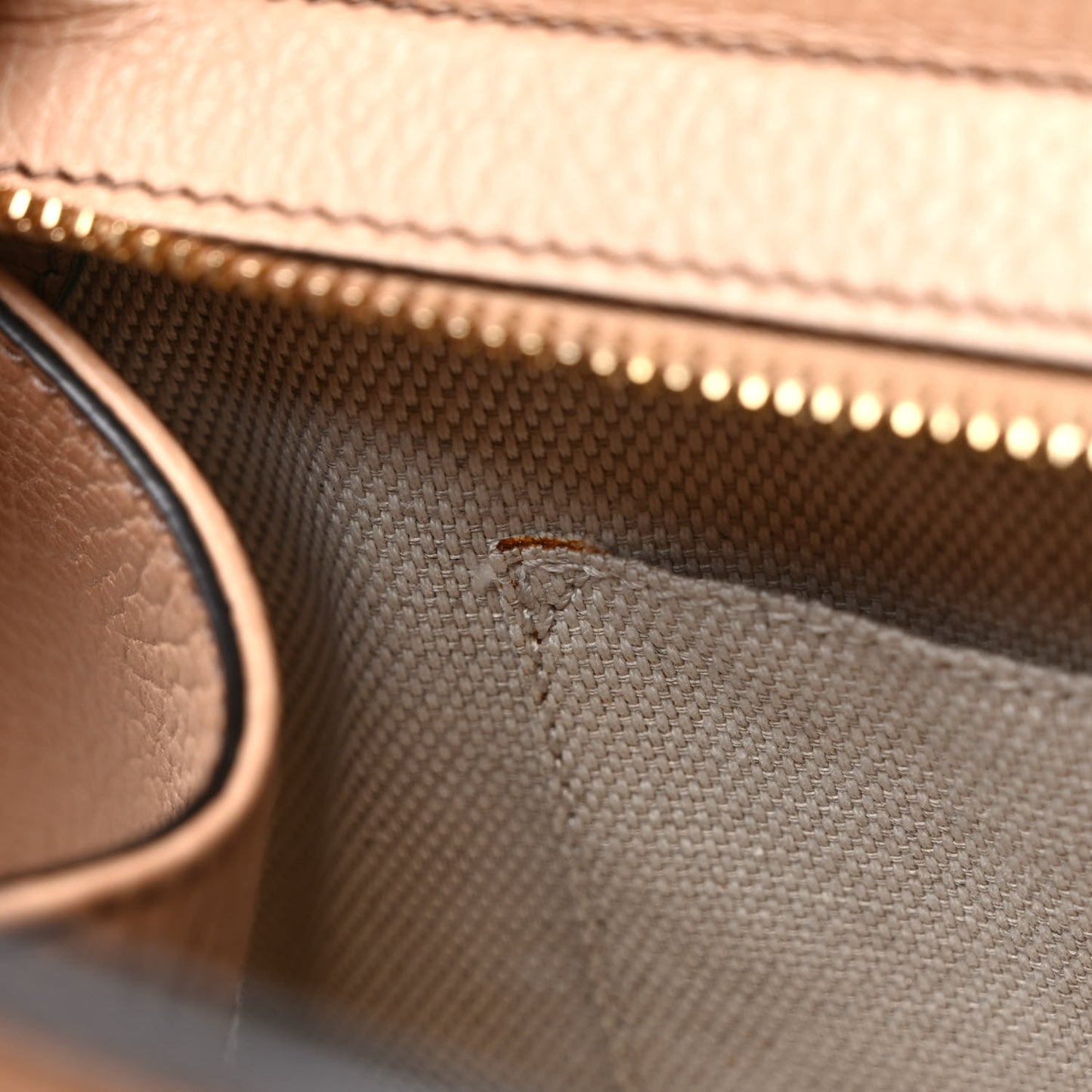 Dollar Calfskin Medium Soho Top Handle Satchel Camelia