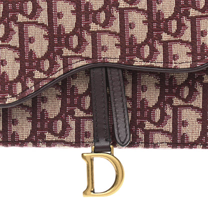 Christian Dior Oblique Saddle Belt Bag Bordeaux 9 of 11